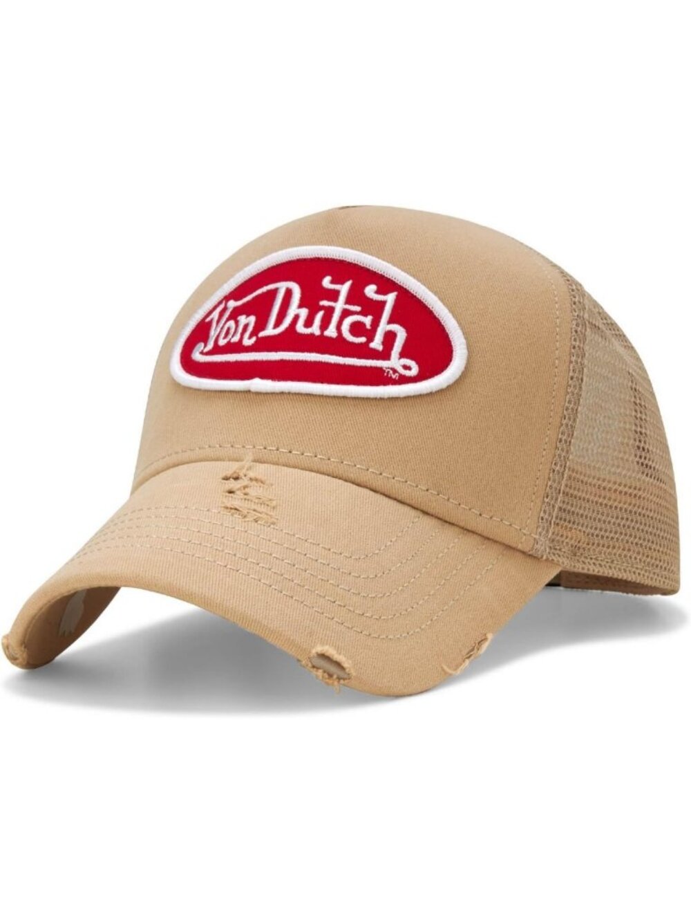 Retro Classic Unisex Trucker Hat - Solid Color Mesh Snapback Baseball Cap
